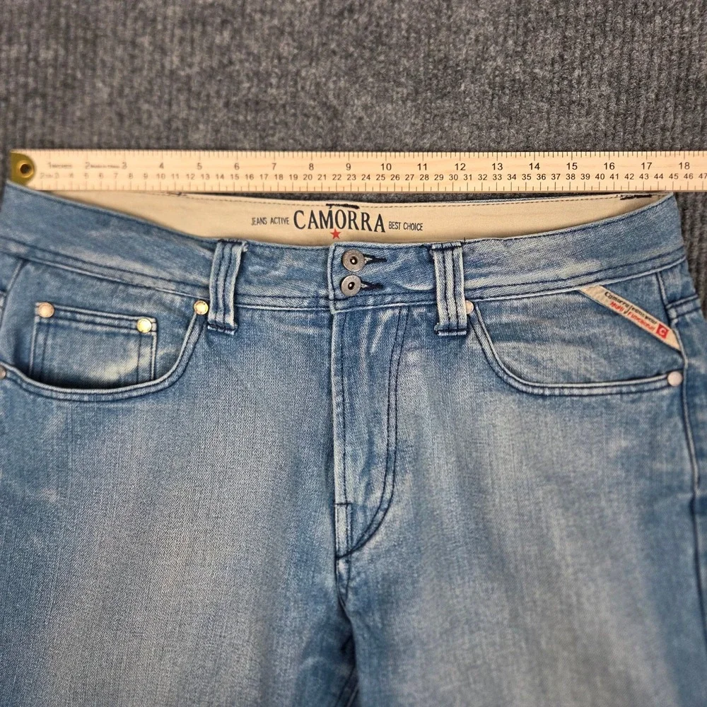 Camorra Jeans Active Mens 38 Light Wash Straight Leg Denim Blue 26358‎